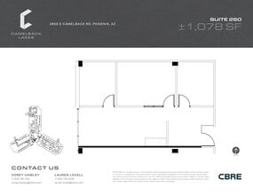 2850 E Camelback Rd, Phoenix, AZ for lease Site Plan- Image 1 of 2