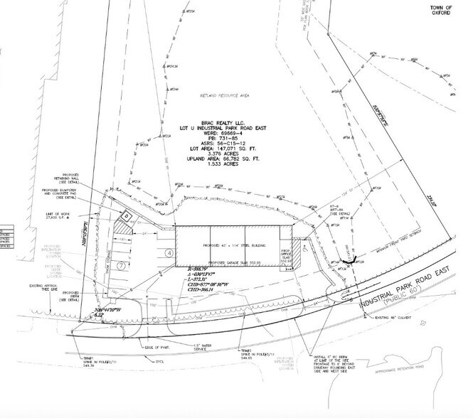 0 Industrial Park Rd E, Oxford, MA for sale - Plat Map - Image 2 of 3
