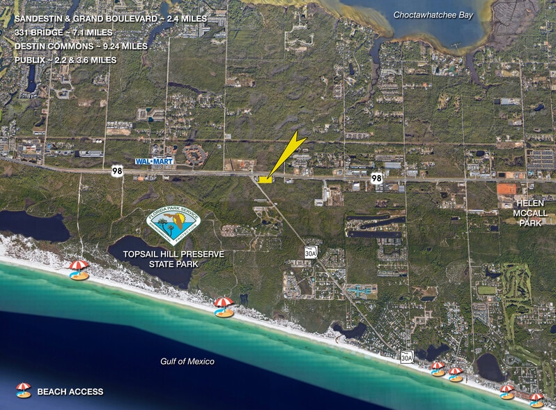 ±3.73 Acres U.S. 98, Santa Rosa Beach, FL à vendre - Photo principale - Image 3 de 6