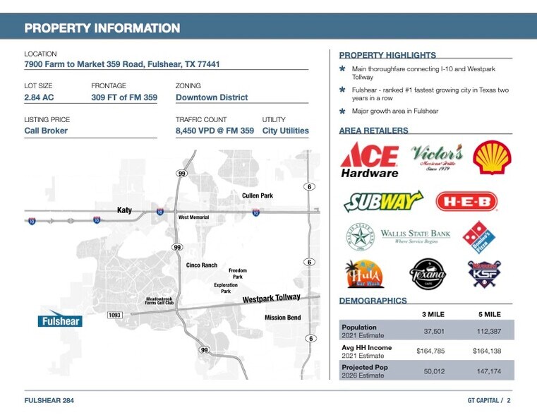 7955 FM 359 Rd S, Fulshear, TX à vendre - Photo du bâtiment - Image 2 de 5