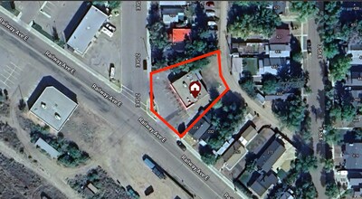 208 Railway Ave E, Drumheller, AB - AÉRIEN  Vue de la carte