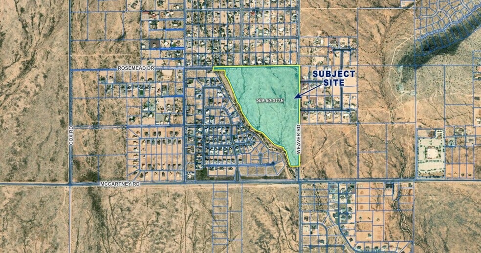NW McCartney Rd & Weaver Rd, Casa Grande, AZ à vendre - Aérien - Image 2 de 4