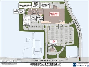 State Highway 27, Somerset, NJ for lease Site Plan- Image 1 of 1