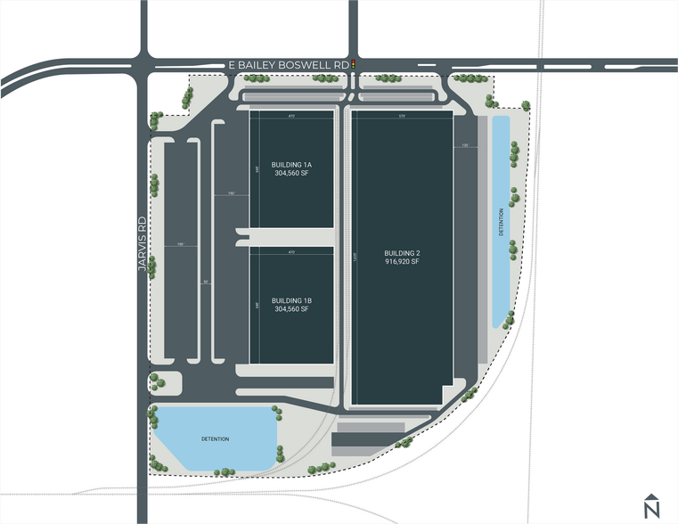 1300 Jarvis Rd, Saginaw, TX à vendre - Plan de site - Image 2 de 3