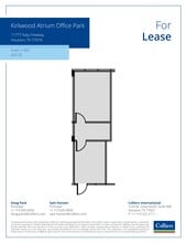 11777 Katy Fwy, Houston, TX à louer Plan de site- Image 2 de 2