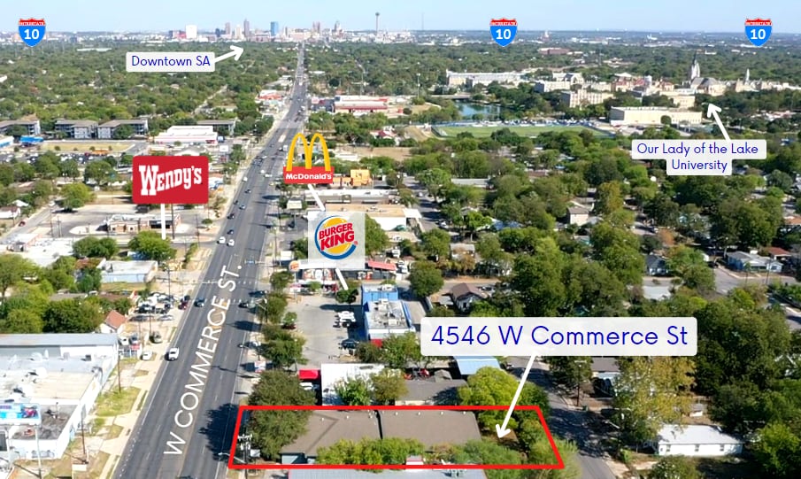 4546 W Commerce St, San Antonio, TX à vendre - Aérien - Image 3 de 18