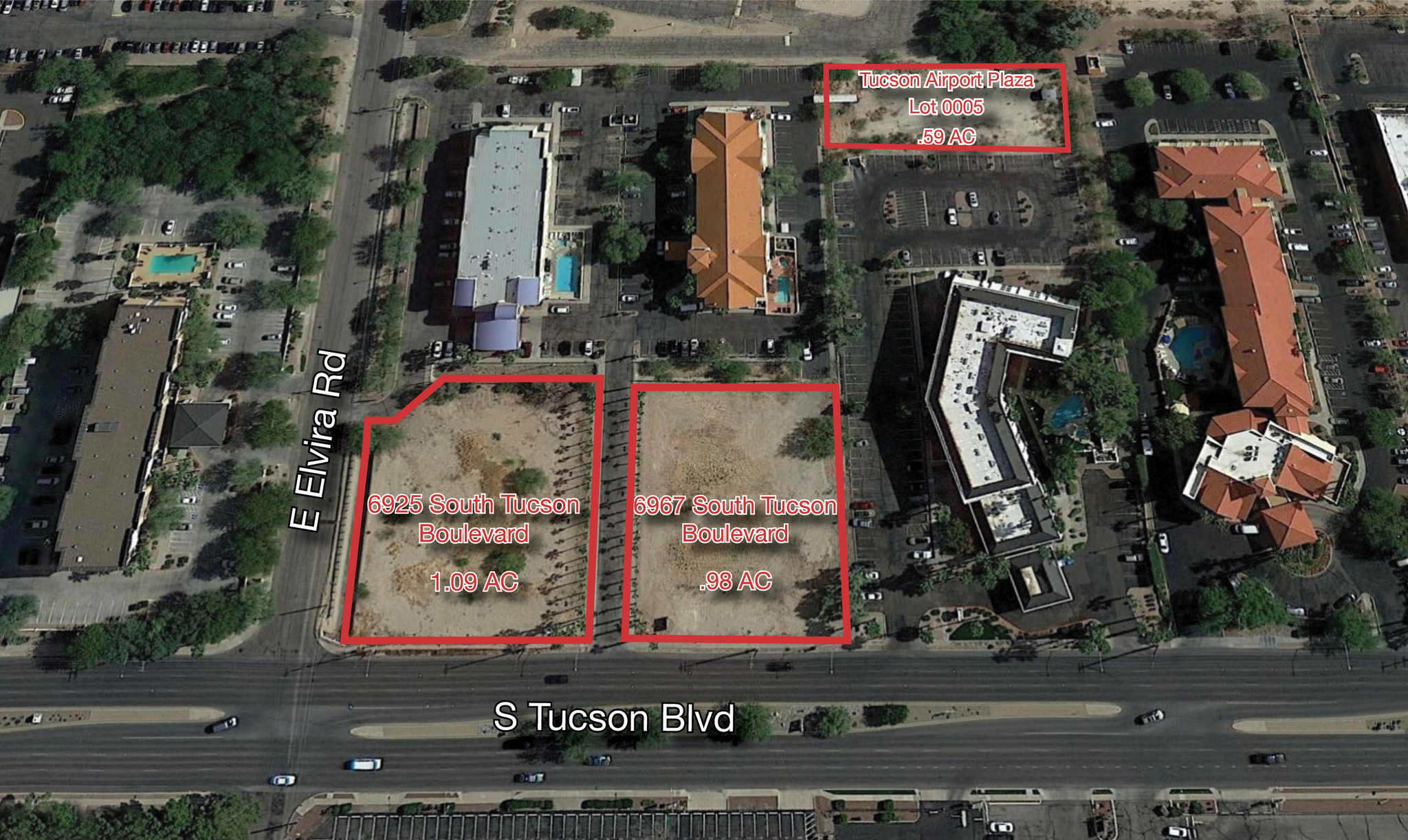 6967 S Tucson Blvd, Tucson, AZ for sale Aerial- Image 1 of 1