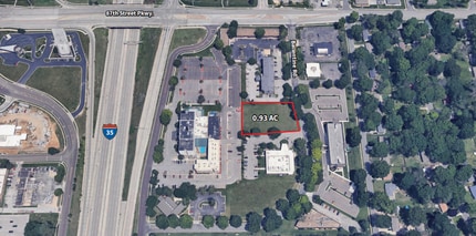 87th & Ballentine Rd, Overland Park, KS - Aerial  map view