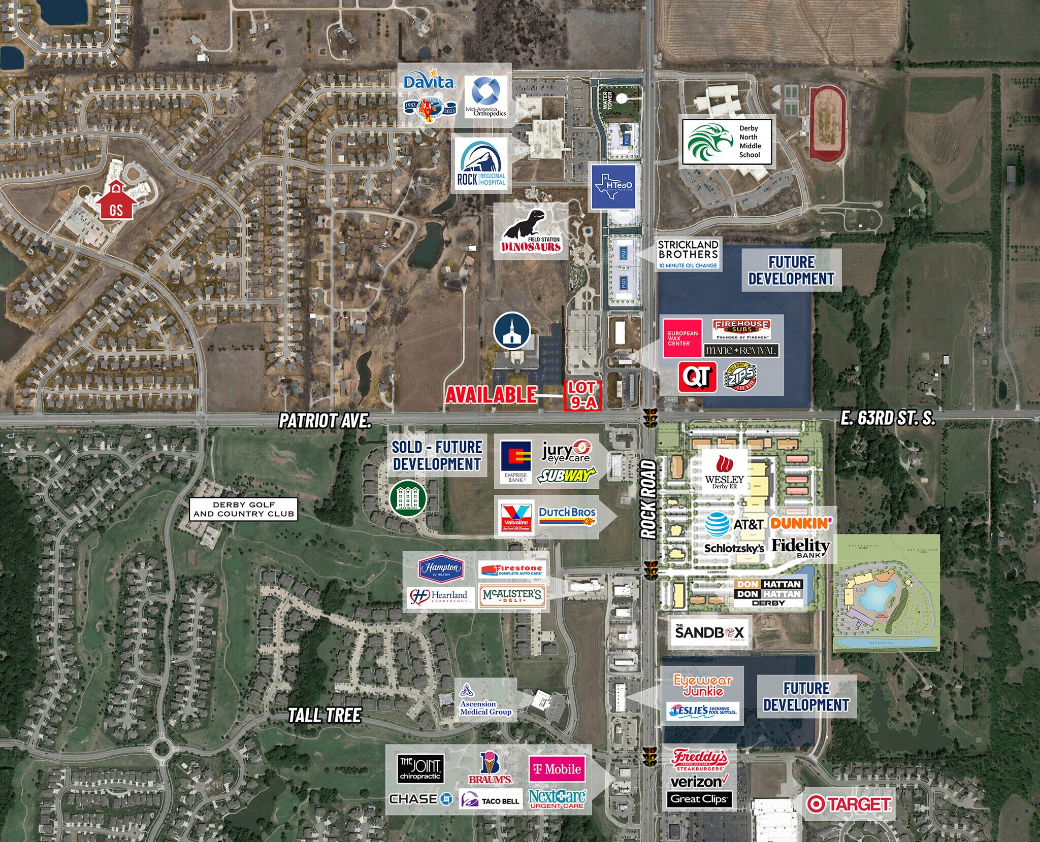 Derby, Rock Rd. & 63rd St. S. NW/c, Derby, KS à vendre Photo du bâtiment- Image 1 de 5