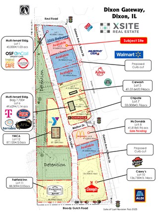 Plus de détails pour 1617 S Galena Ave, Dixon, IL - Terrain à louer
