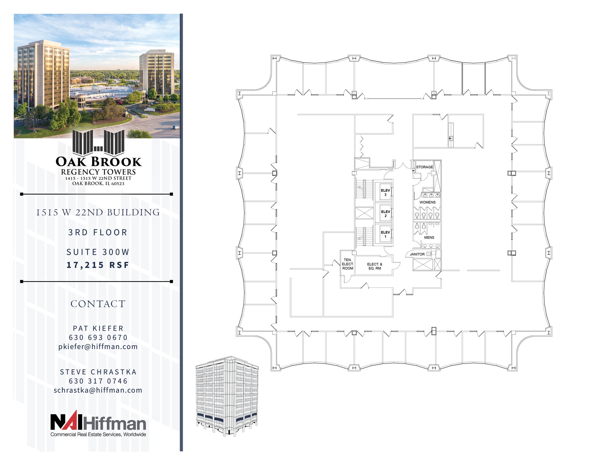 1415 W 22nd St, Oak Brook, IL à louer Plan d’étage- Image 1 de 1