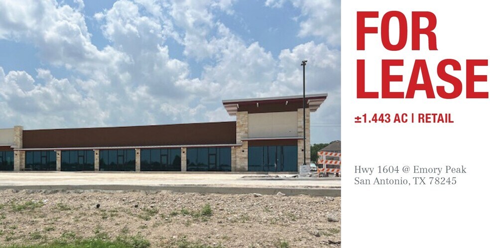 Loop 1604 & Emory Peak Dr, San Antonio, TX à vendre - Photo du bâtiment - Image 3 de 5