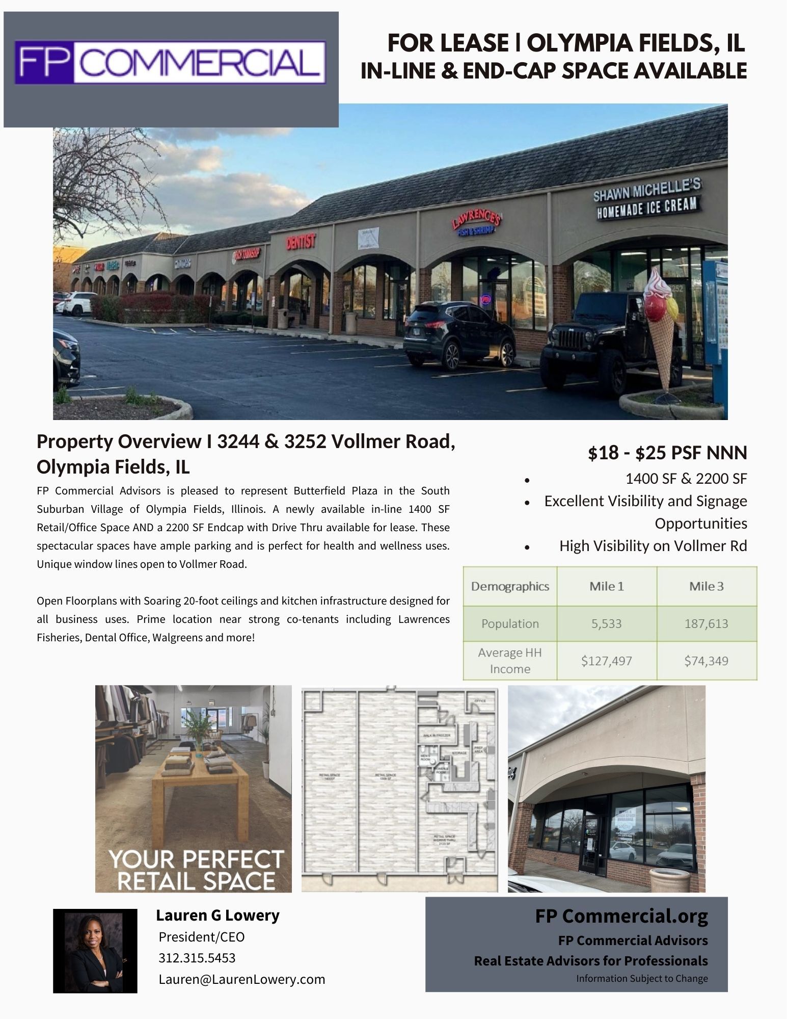 3212-3252 Vollmer Rd, Olympia Fields, IL for lease Interior Photo- Image 1 of 12