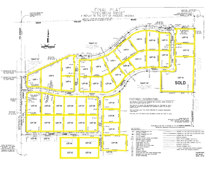 7th St, Phoenix, AZ à vendre - Plan cadastral - Image 1 de 1