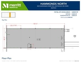 823 Hammonds Ferry Rd, Linthicum, MD for lease Floor Plan- Image 1 of 1
