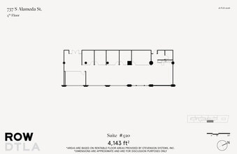 777 S Alameda St, Los Angeles, CA for lease Floor Plan- Image 1 of 2