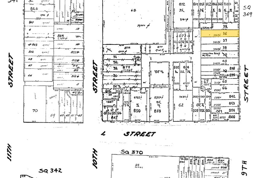1124 9th St NW, Washington, DC for sale - Plat Map - Image 2 of 5