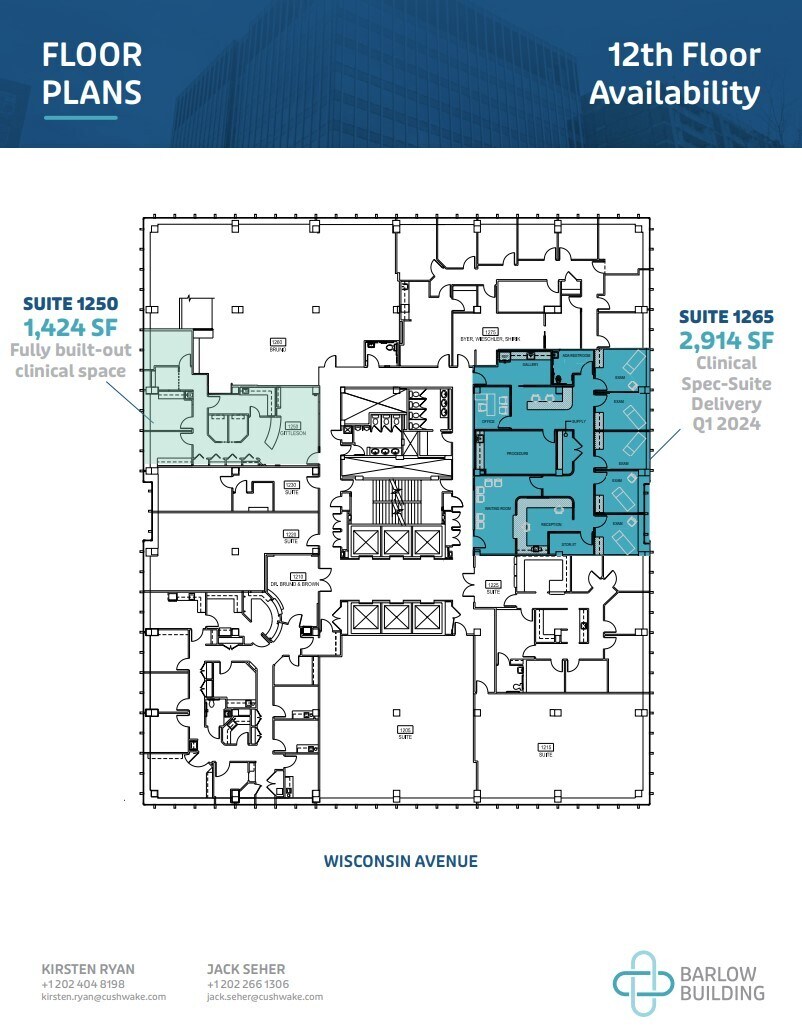 5454 Wisconsin Ave, Chevy Chase, MD for lease Floor Plan- Image 1 of 1
