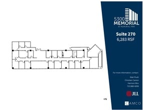 5300 Memorial Dr, Houston, TX à louer Plan d’étage- Image 1 de 1
