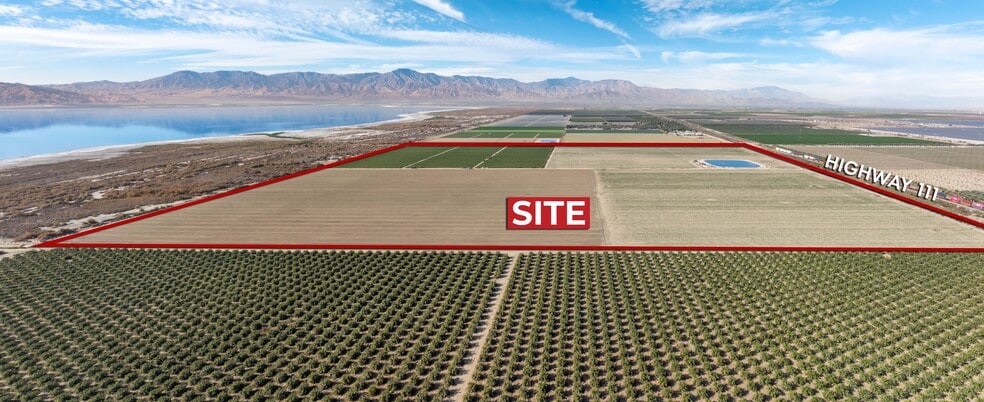 Hwy 111 & Cleveland st, Mecca, CA for sale - Aerial - Image 2 of 3