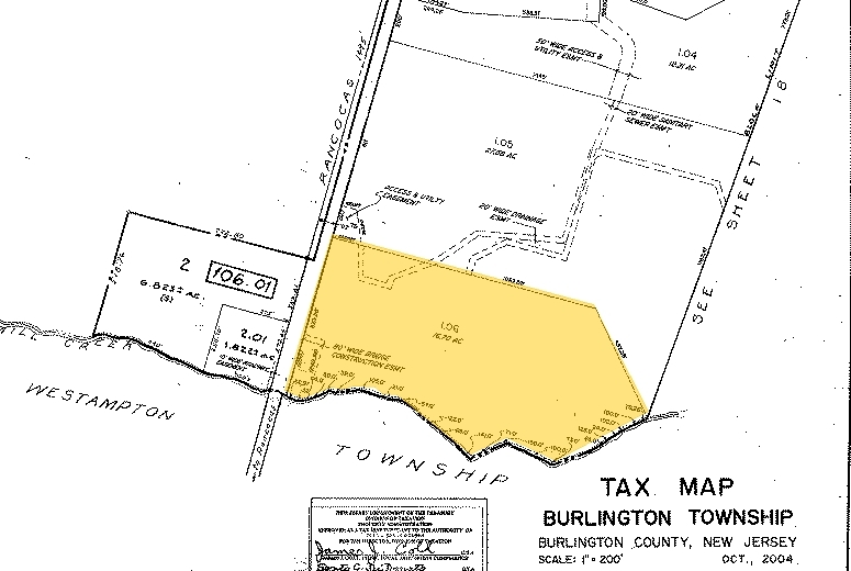 2609 Rancocas Rd, Burlington, NJ à louer - Plan cadastral - Image 2 de 7