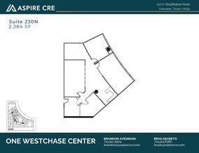 10777 Westheimer Rd, Houston, TX for lease Floor Plan- Image 1 of 2