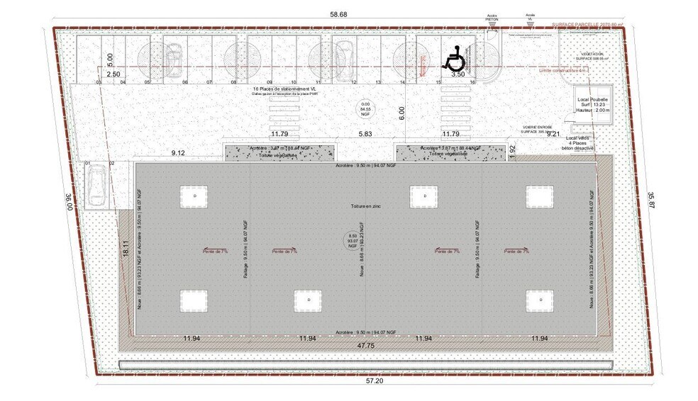 Flex in Ennery for sale - Site Plan - Image 3 of 3
