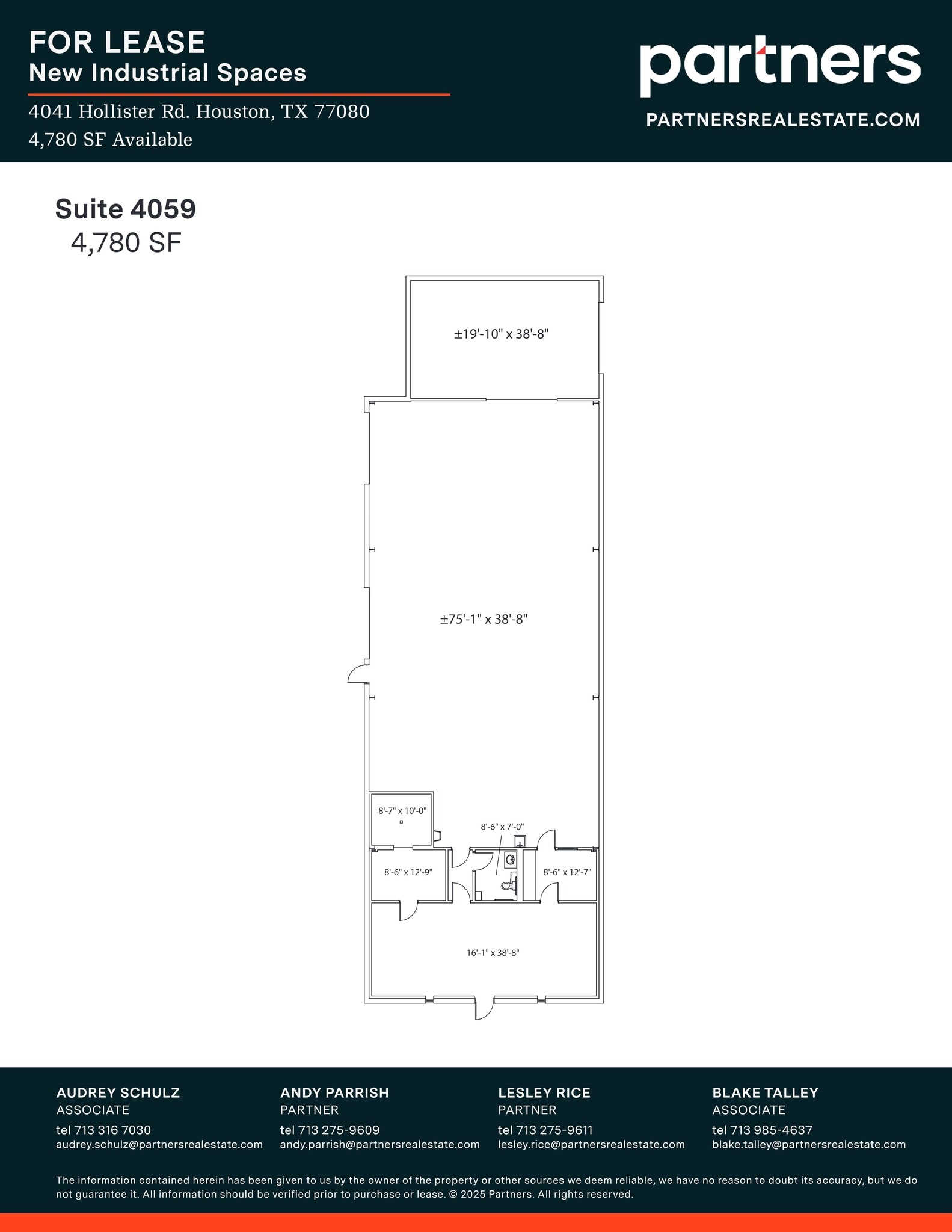 4041-4071 Hollister Rd, Houston, TX for lease Site Plan- Image 1 of 1
