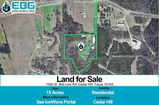 Plus de détails pour 1560 W Belt Line Rd, Cedar Hill, TX - Terrain à vendre