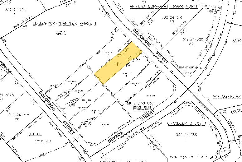 3230 N Delaware St, Chandler, AZ à louer - Plan cadastral - Image 2 de 6