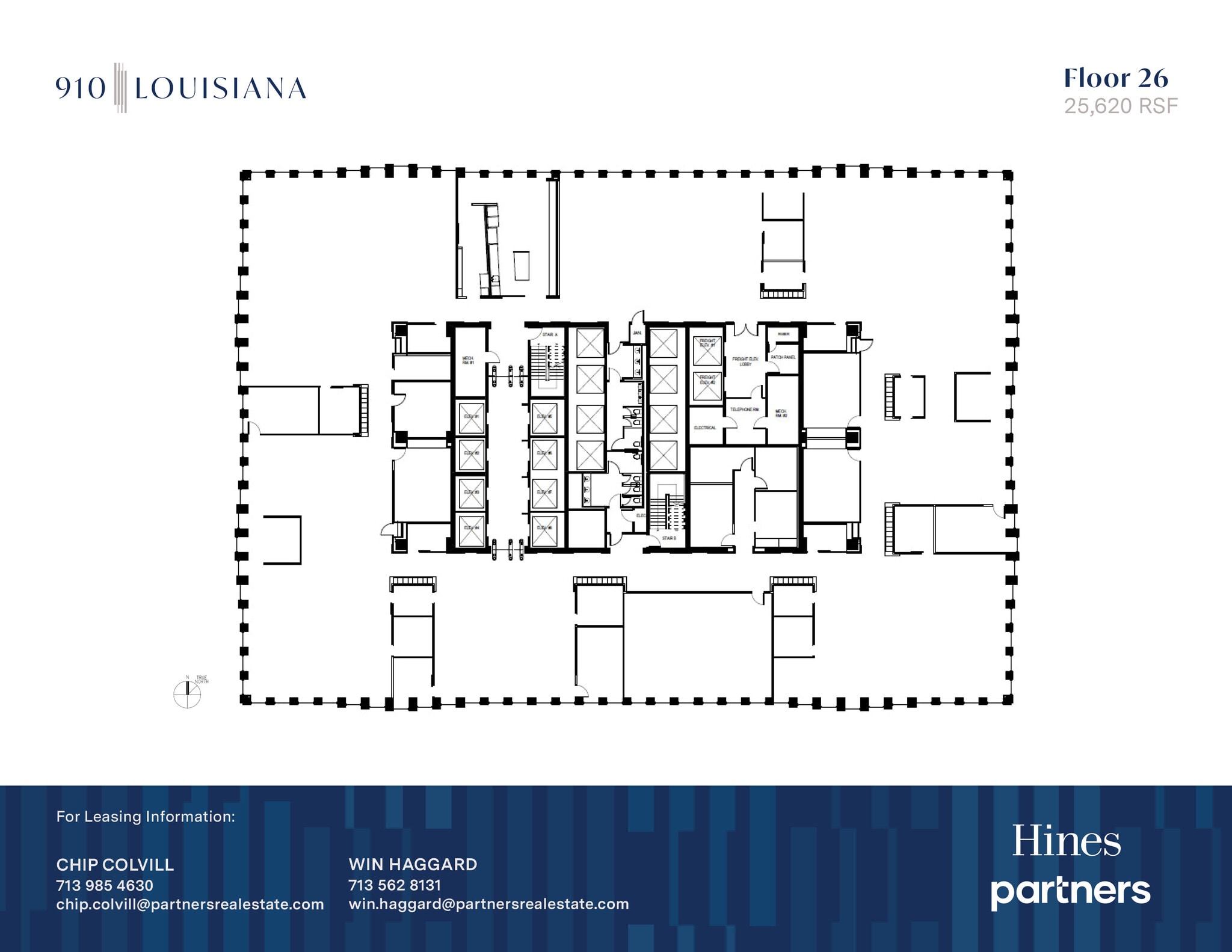 910 Louisiana St, Houston, TX à louer Plan d’étage- Image 1 de 1