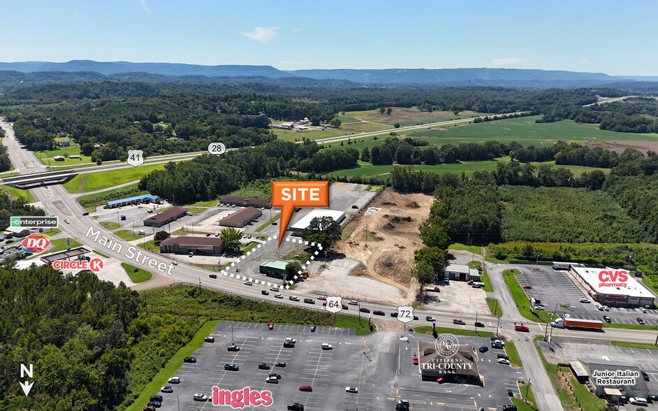 4858 Main St, Jasper, TN à vendre - Photo du bâtiment - Image 1 de 10