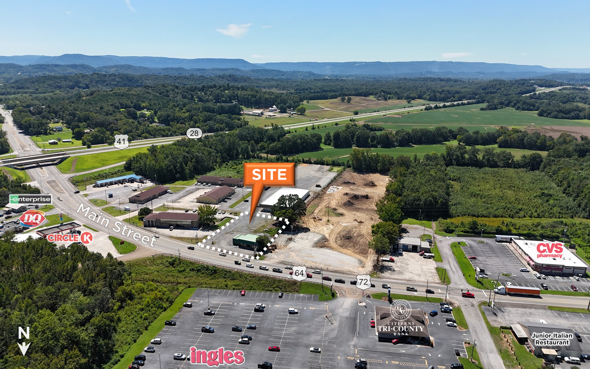 4858 Main St, Jasper, TN à vendre Photo du bâtiment- Image 1 de 11