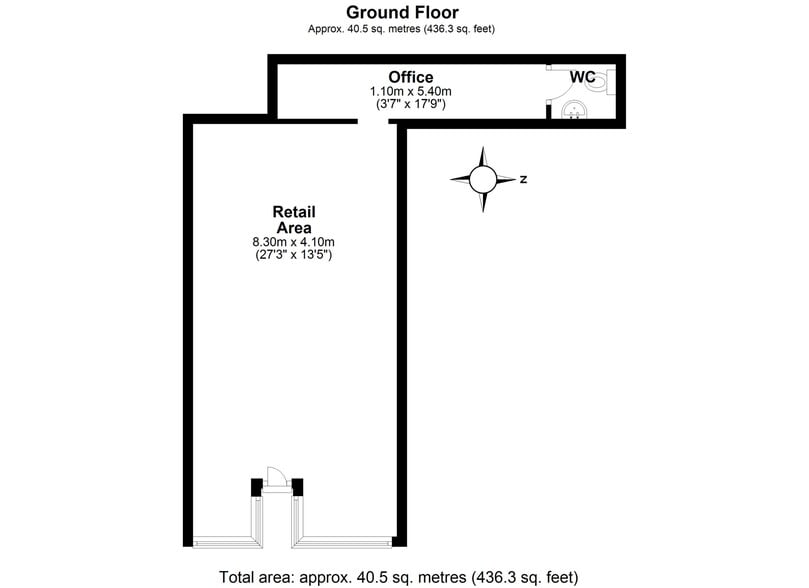 58 Hyde Rd, Paignton for lease - Floor Plan - Image 3 of 3