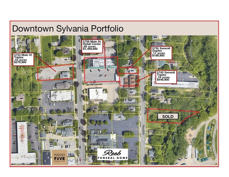 Downtown Sylvania Family Portfolio portfolio of 4 properties for sale on LoopNet.ca - Primary Photo - Image 1 of 5