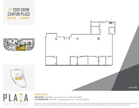 2010 Crow Canyon Pl, San Ramon, CA à louer Plan d  tage- Image 1 de 1