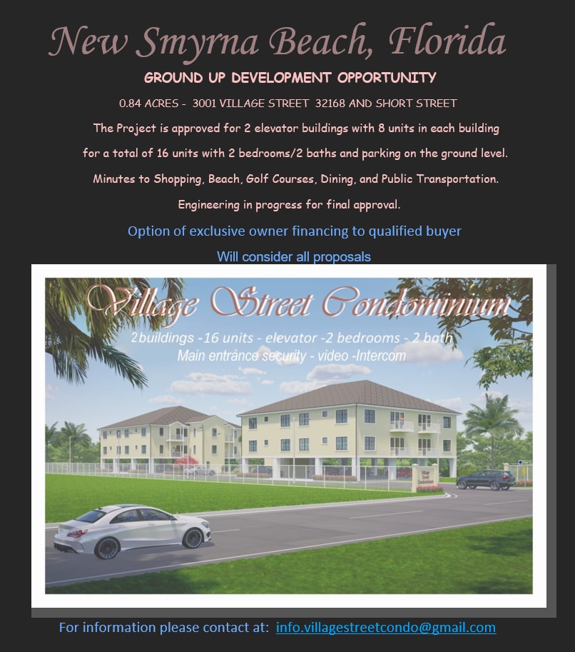 3001 Village St, New Smyrna Beach, FL for sale Building Photo- Image 1 of 5