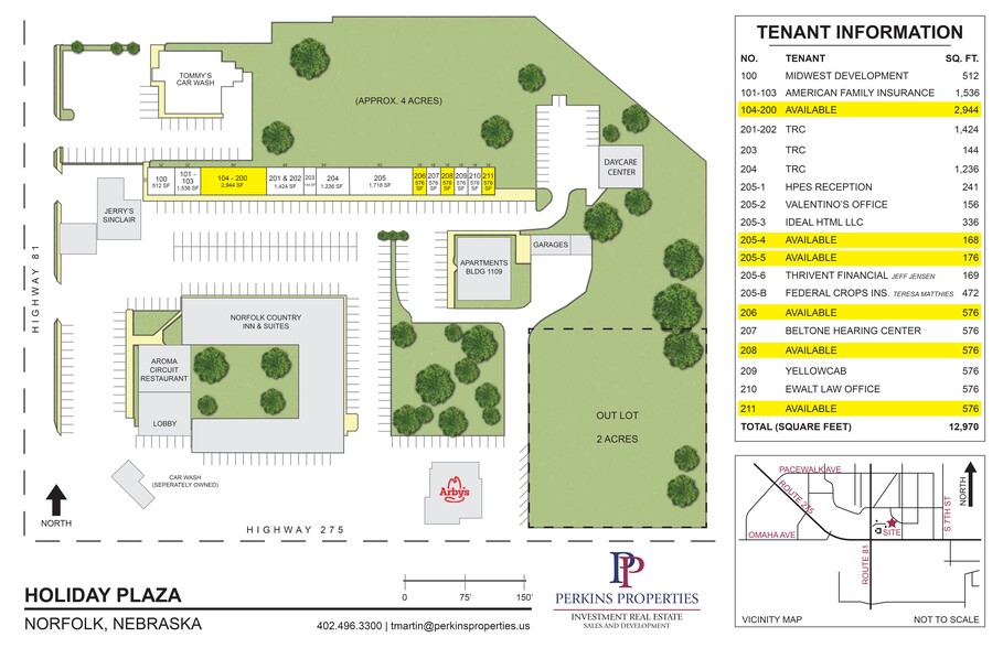 1105 S 13th St, Norfolk, NE à louer - Plan de site - Image 2 de 2