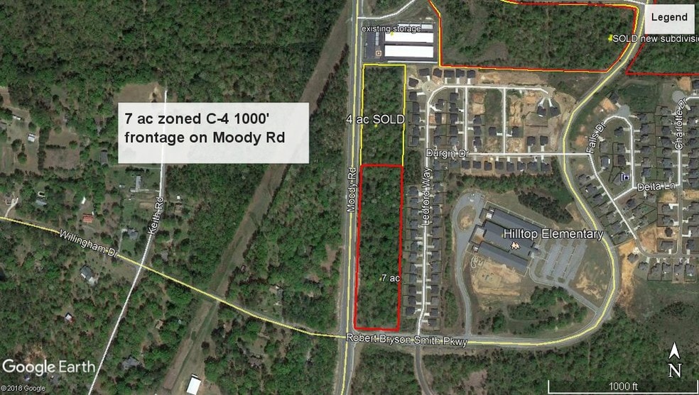 Moody Rd & Robert Bryson Pky, Warner Robins, GA à vendre - Autre - Image 1 de 2