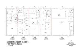 3649-3661 N Beach St, Fort Worth, TX for lease Site Plan- Image 1 of 2