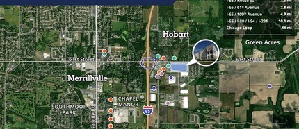 2160 Northwind Pky, Hobart, IN for lease Map- Image 2 of 4