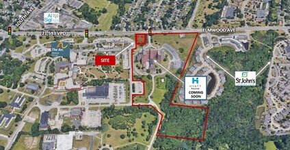 1201 Elmwood Avenue, Rochester, NY - Aerial map view
