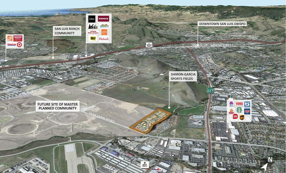 600 Tank Farm Rd, San Luis Obispo, CA à vendre - Aérien - Image 1 de 7