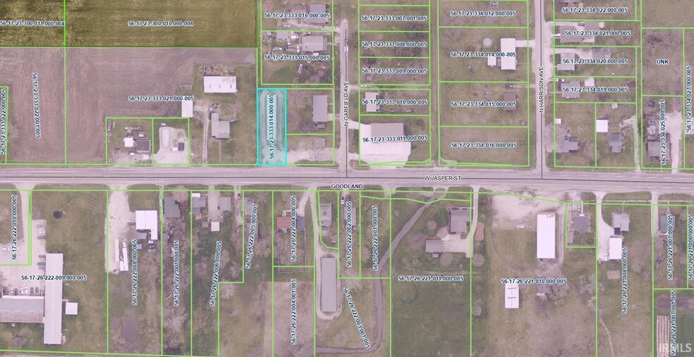 410 E Jasper St, Goodland, IN à vendre - Aérien - Image 2 de 3