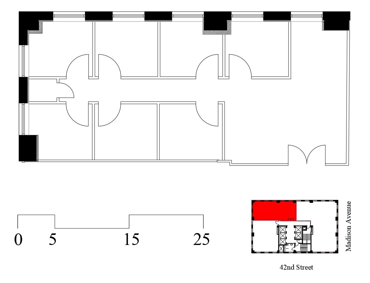 315 Madison Ave, New York, NY à louer Plan d’étage- Image 1 de 1