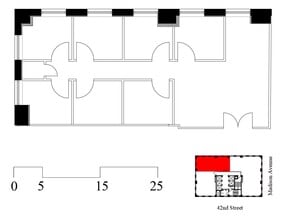 315 Madison Ave, New York, NY à louer Plan d’étage- Image 1 de 1