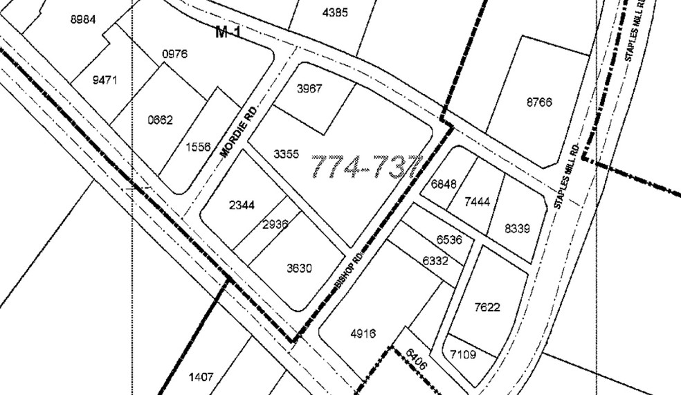 4912 W Broad St, Richmond, VA à vendre - Plan cadastral - Image 2 de 12