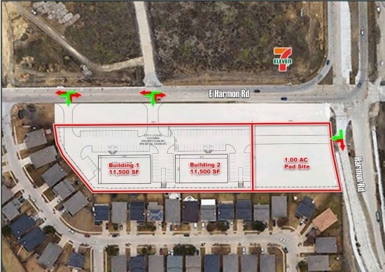 920 Harmon Rd, Fort Worth, TX for lease - Site Plan - Image 2 of 3
