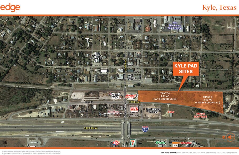 Center St & Hwy 81, Kyle, TX for sale - Primary Photo - Image 1 of 2