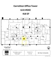 1925 E Belt Line Rd, Carrollton, TX à louer Plan de site- Image 2 de 2
